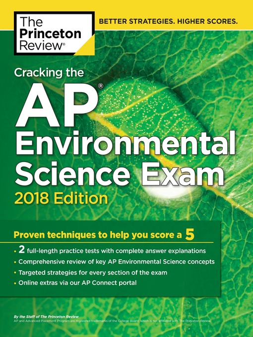 Cover image for Cracking the AP Environmental Science Exam, 2018 Edition